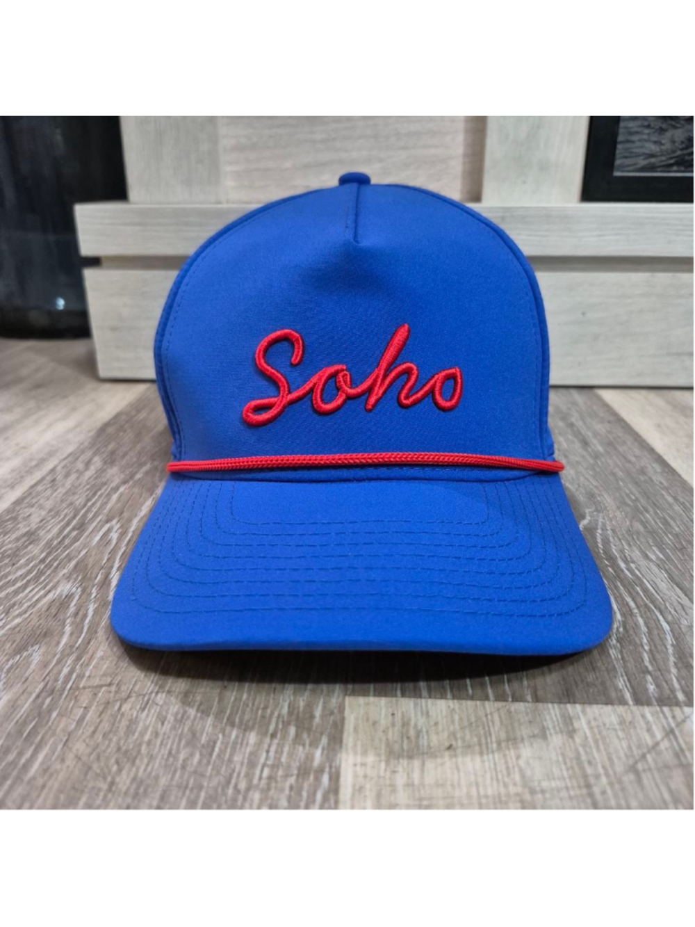 Men's REDVANLY Blue Red Soho Hat One Size